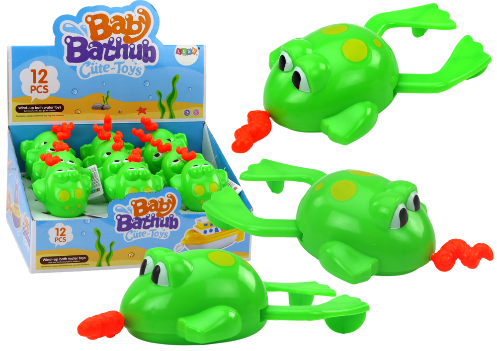 Zelená Plovoucí Vodníkačka - Koupelnová Hračka na Natáčení LEAN Toys pro děti od 3 let
