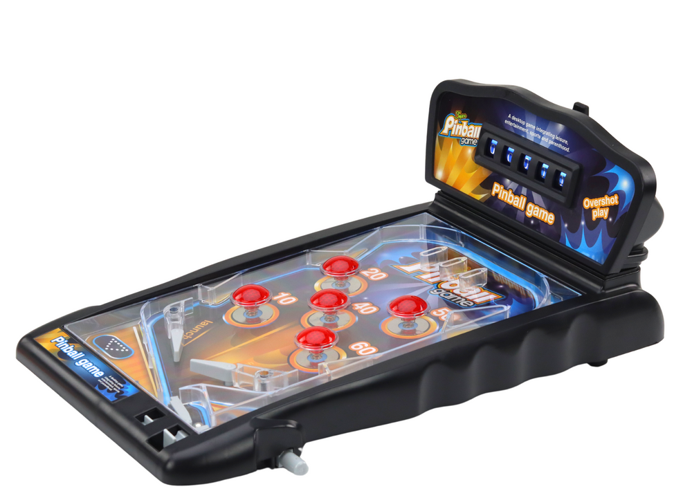 Dovednostní hra LEAN Toys s pinball, světly a zvuky — V provozu