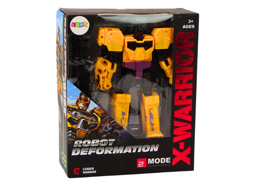 Robot X-Warrior Žlutý od LEAN Toys — Robot X-Warrior v helikoptérové podobě