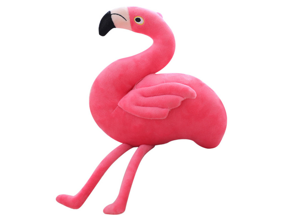 Plyšový plameňák LEAN Toys růžový 25 cm — Detail