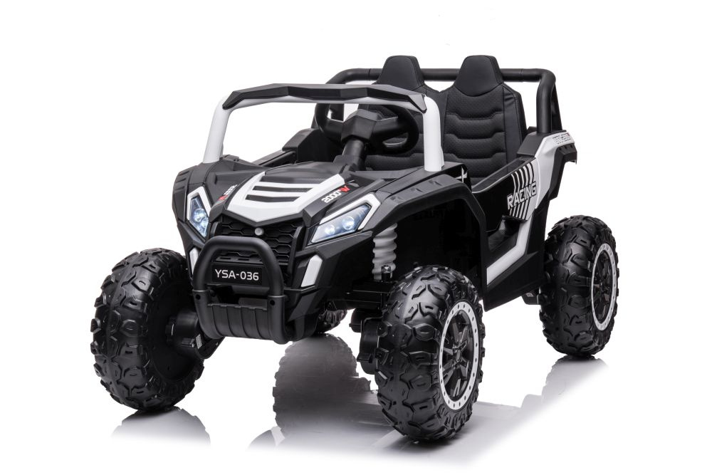Elektrické auto LEAN CARS YSA036 biele 4x4 s Li-Ion batériou 36V a pohonom všetkých kol pre deti 3-8 rokov