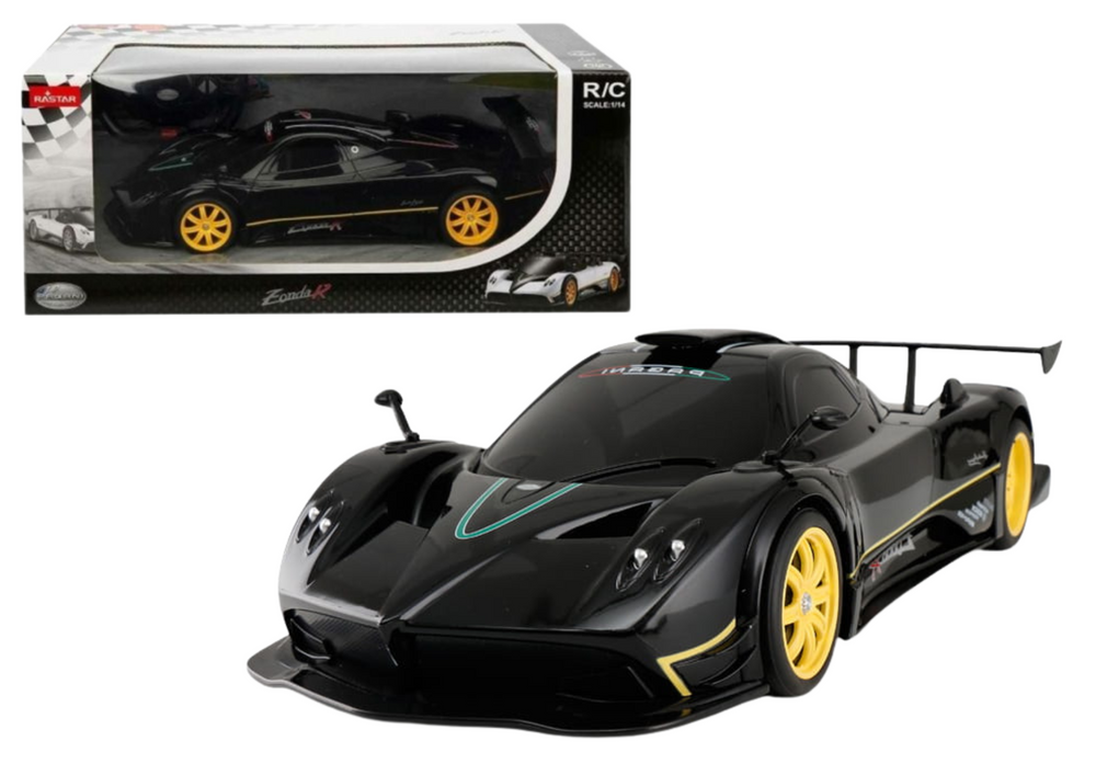 Rastar RC model Pagani Zonda černý 1:14 pro děti od 6 let — Celkový pohled