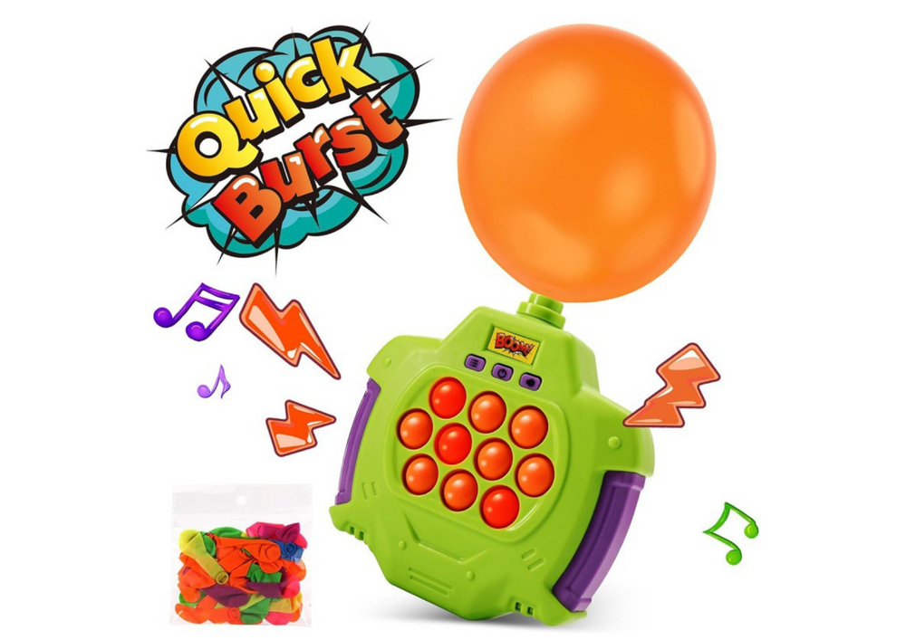 Konzolová hra LEAN Toys Pop-It Elektronické vybuchující balónky, 4 režimy, pro děti +3 let — V provozu