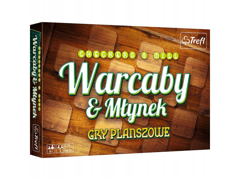 Warcaby a mlyn de luxe 01681 – společenská hra Trefl Gry — Detail