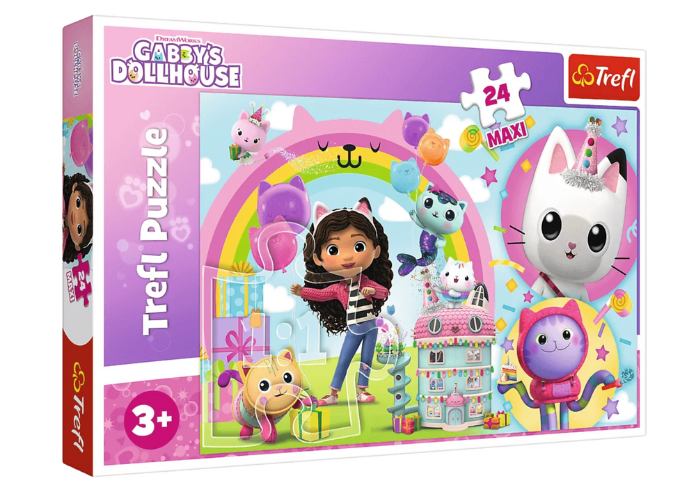 Puzzle Trefl 24 dílů – Veselá Gabi pro děti od 3 let — Celkový pohled