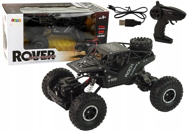 RC Auto 4x4 LEAN Toys měřítko 1:16 s dálkovým ovládáním pro terén