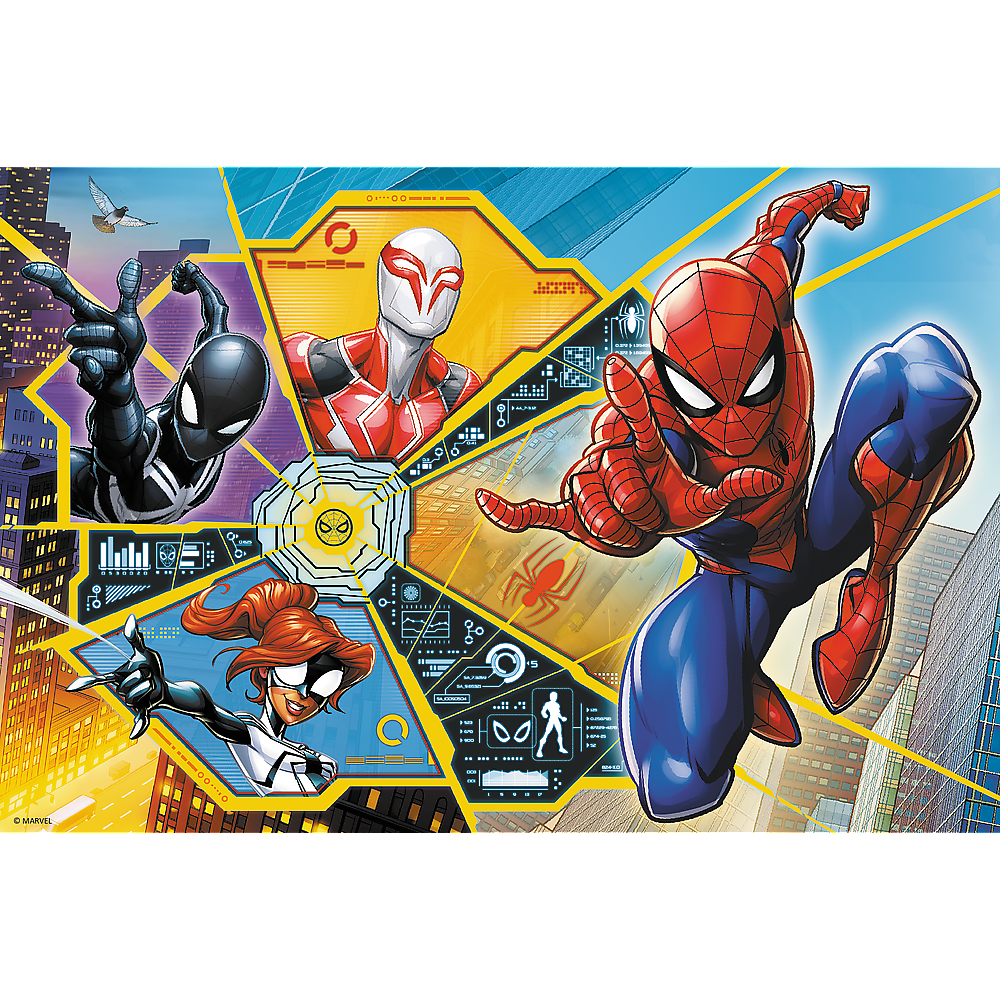 Puzzle 60 Trefl Marvel Spiderman 33 x 22 cm — Detail