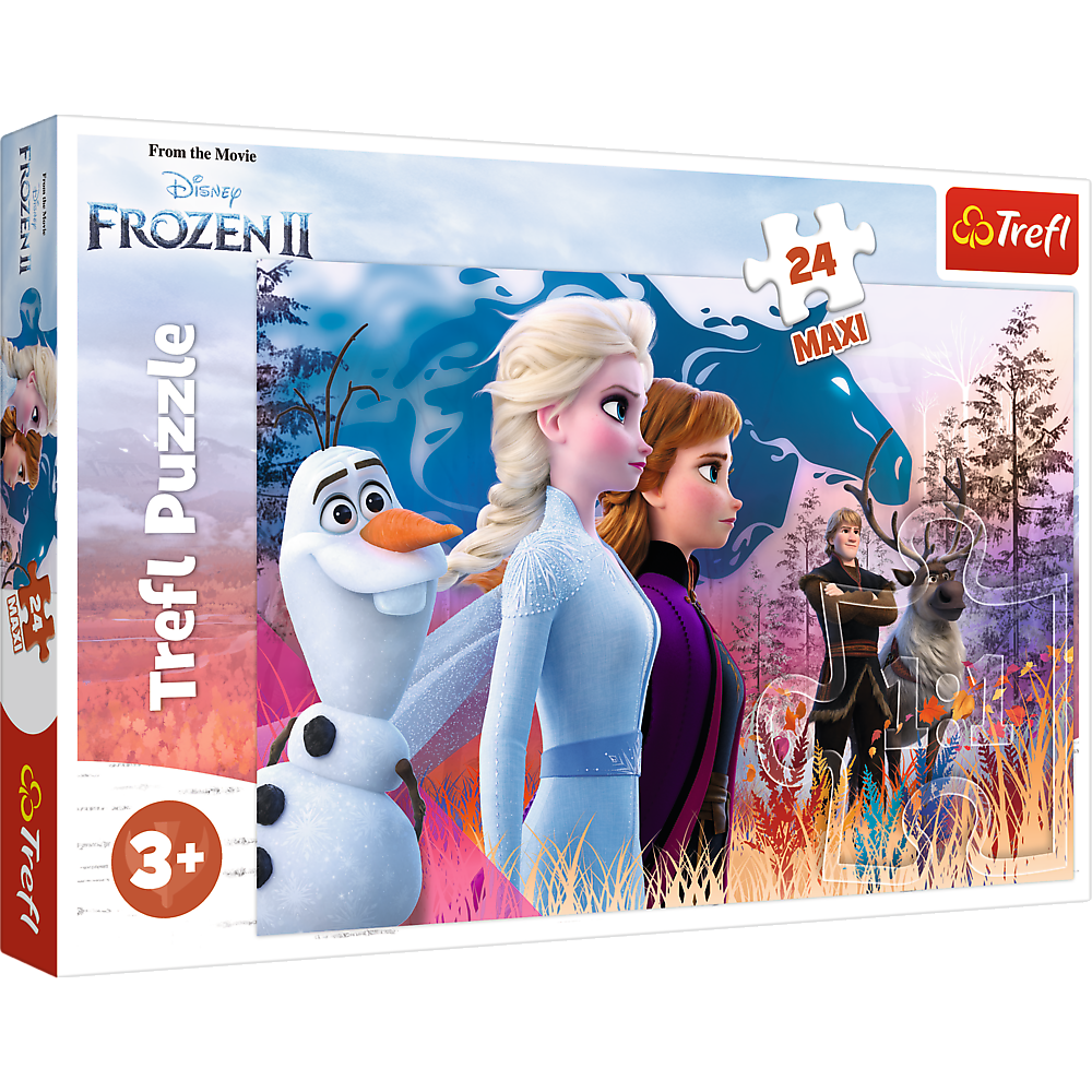 Puzzle Trefl 14298 - Kouzelná výprava Frozen 2, 24 dílků, pro děti od 3 let — Detail