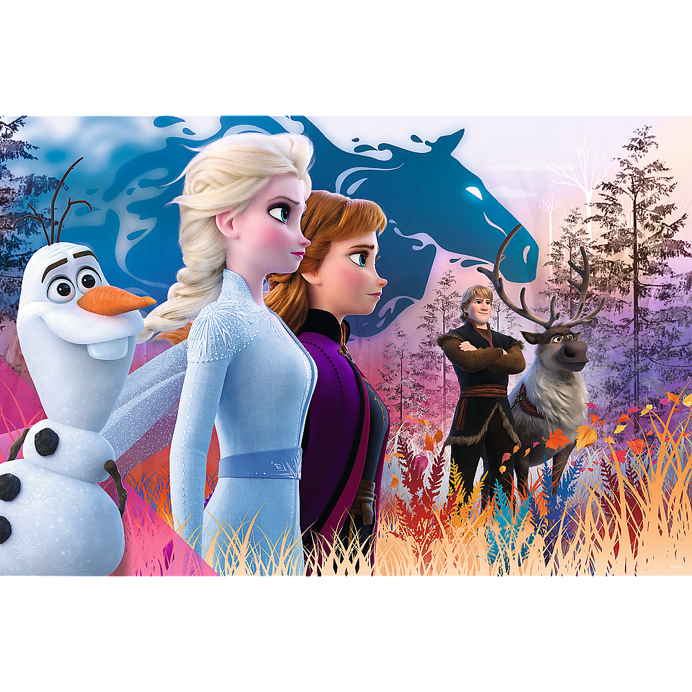 Puzzle Trefl 14298 - Kouzelná výprava Frozen 2, 24 dílků, pro děti od 3 let — Celkový pohled
