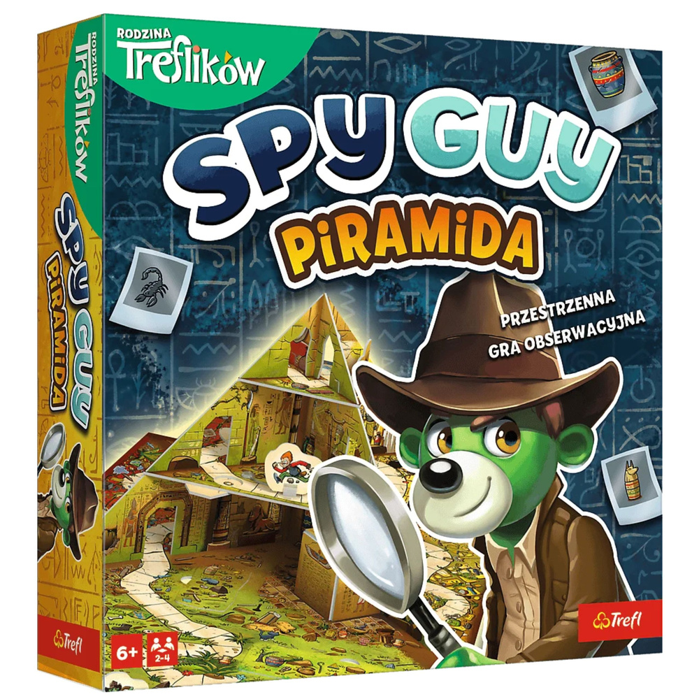 Špión Guy: Pyramida - Kooperativní desková hra Trefl Gry 02581 — Celkový pohled