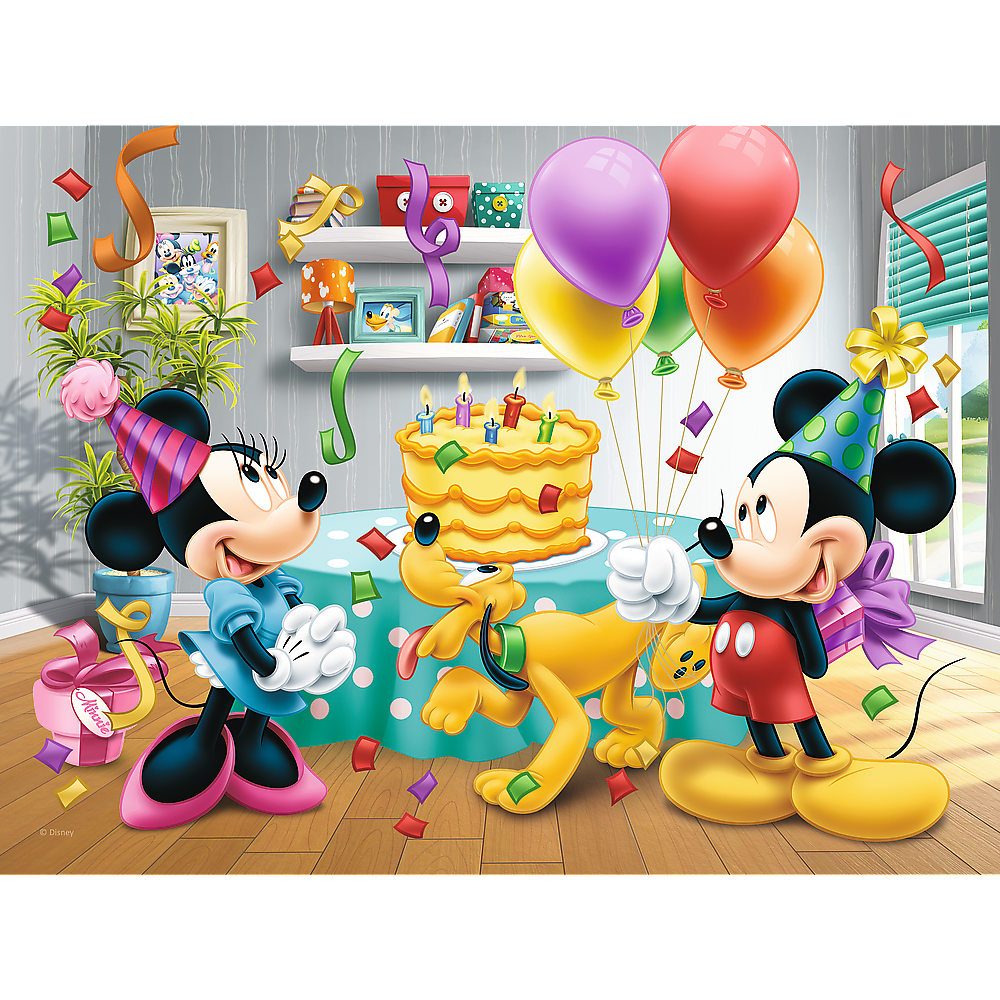 Puzzle Trefl - Narozeninový dort s Micky Mausem, 30 dílů, pro děti od 3 do 7 let — Detail
