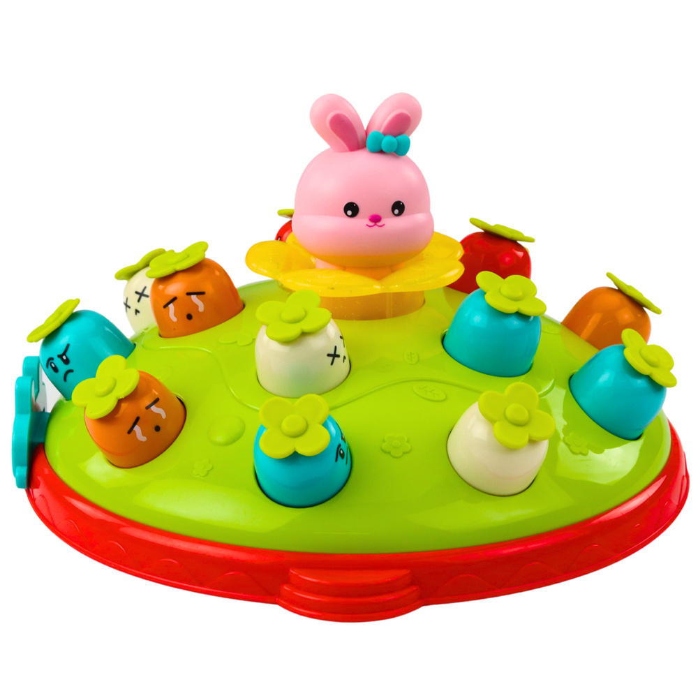 Interaktivní hra Sklopte mrkev s králíčkem LEAN Toys pro děti od 3 let — Detail hry