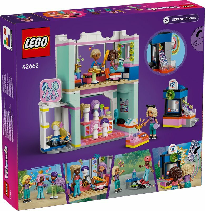 LEGO 42662 FRIENDS Kadeřnický Salon a Obchod s Ozdobami — V provozu