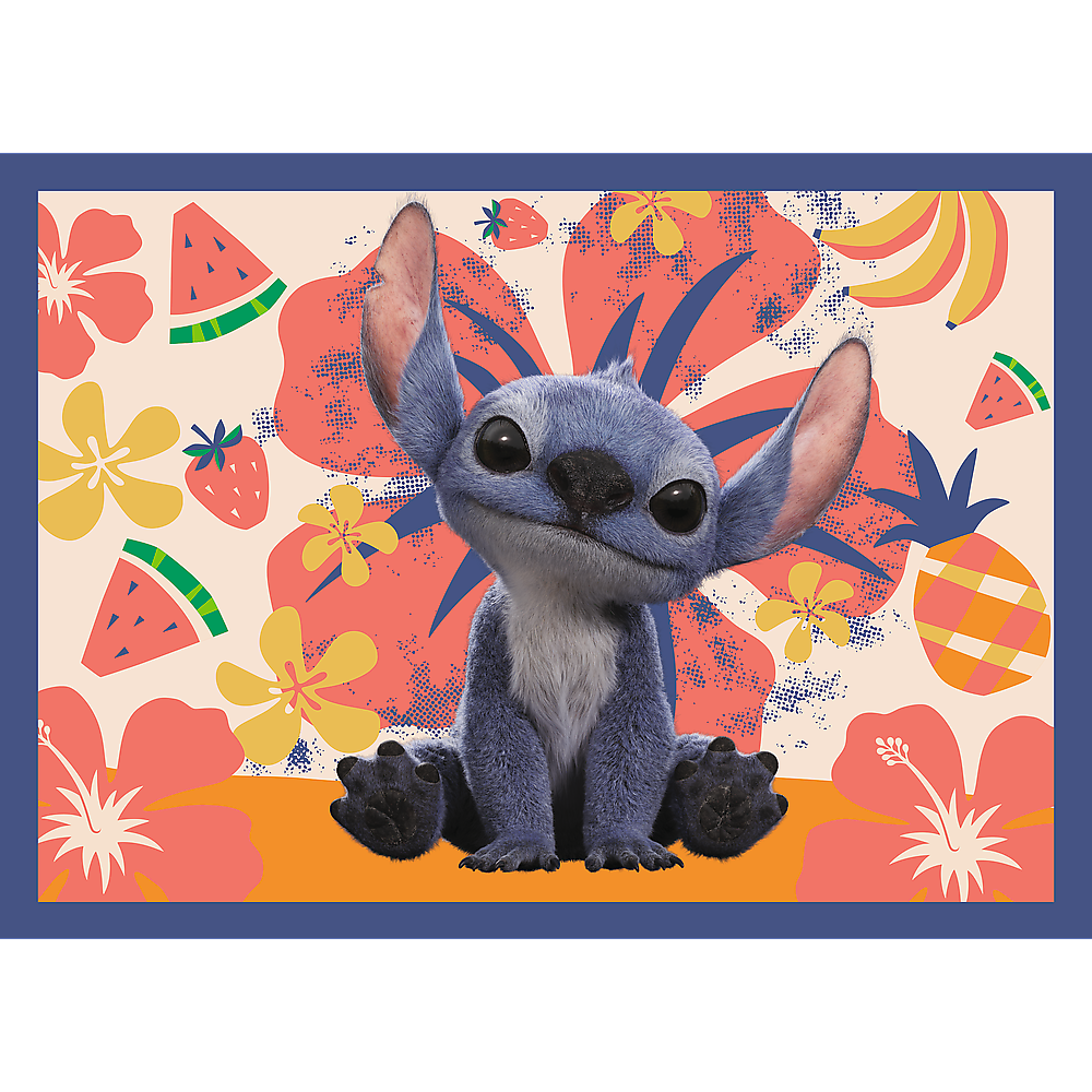 Puzzle 4v1 Disney Stitch Trefl Puzzle 35+48+54+70 dílů pro děti od 4 let — V provozu
