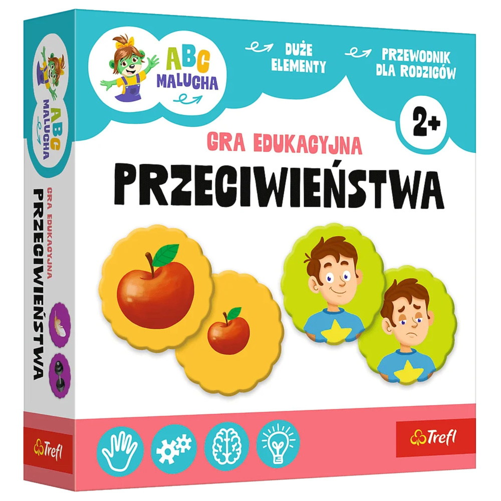 Hra protiklady ABC Malucha Trefl pro děti od 2 let — Celkový pohled