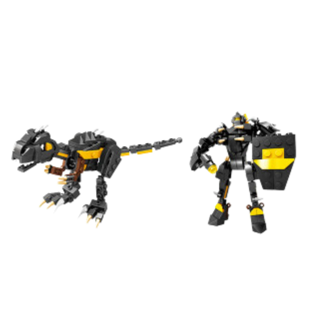 Konstrukční Stavebnice Dino Robot 2v1 57-70 ks Mix — Detail