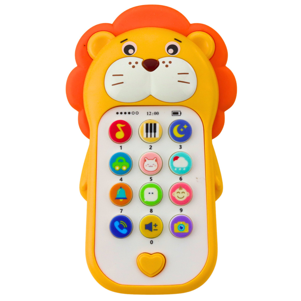 Interaktivní telefon pro děti LEAN Toys s zvuky a melodiemi — Detail
