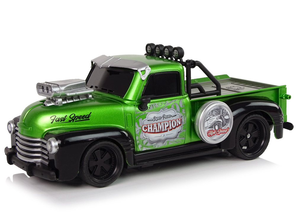 Zelené RC Auto Pick-up v mierke 1:18 pre deti od 6 rokov
