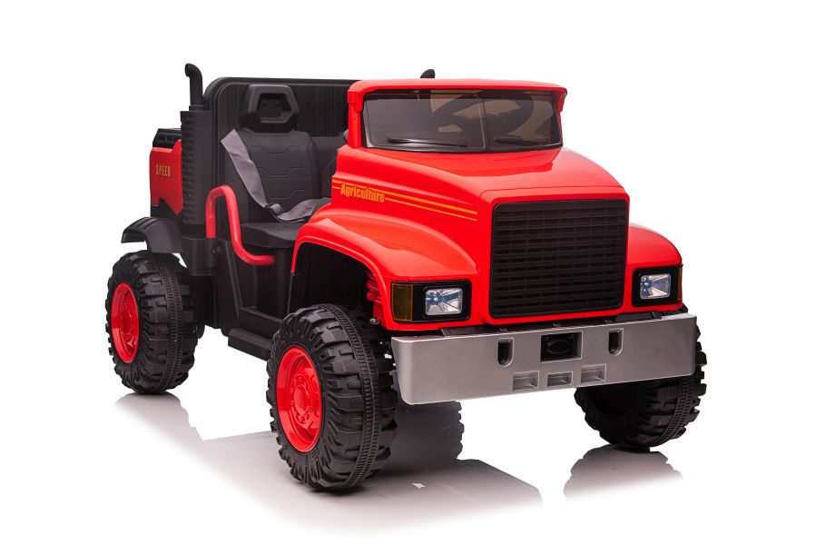 Elektrické auto LEAN Toys JC222 červené 12V s vzdialeným ovládáním 2,4G pre deti 3-6 rokov
