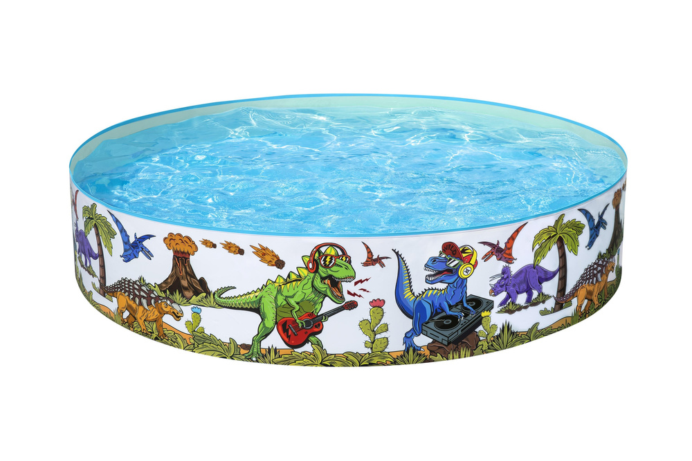 Dětský zahradní bazén Bestway Dinosauři 183x38 cm 55022 — V provozu
