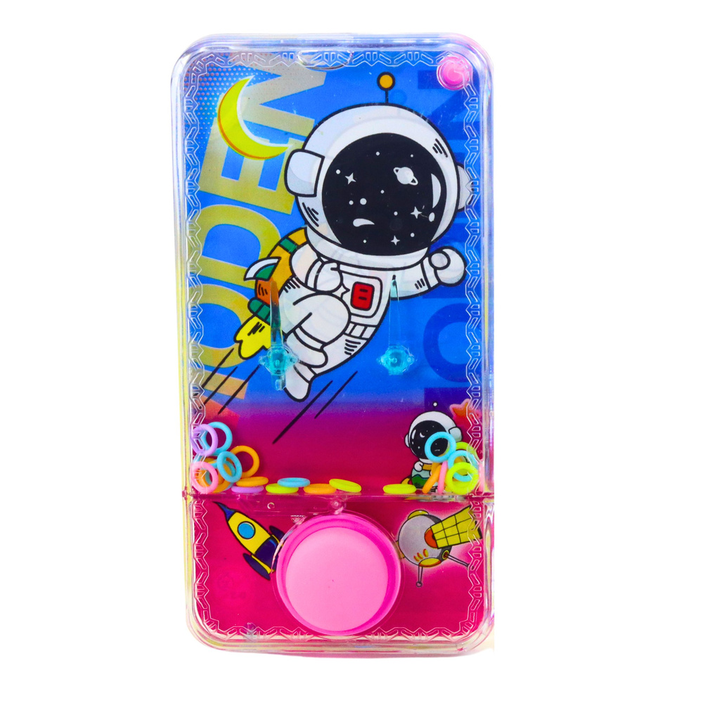 Kosmická vodní hra dovedností LEAN Toys Kosmonaut Kroužky Mix — Detail hry