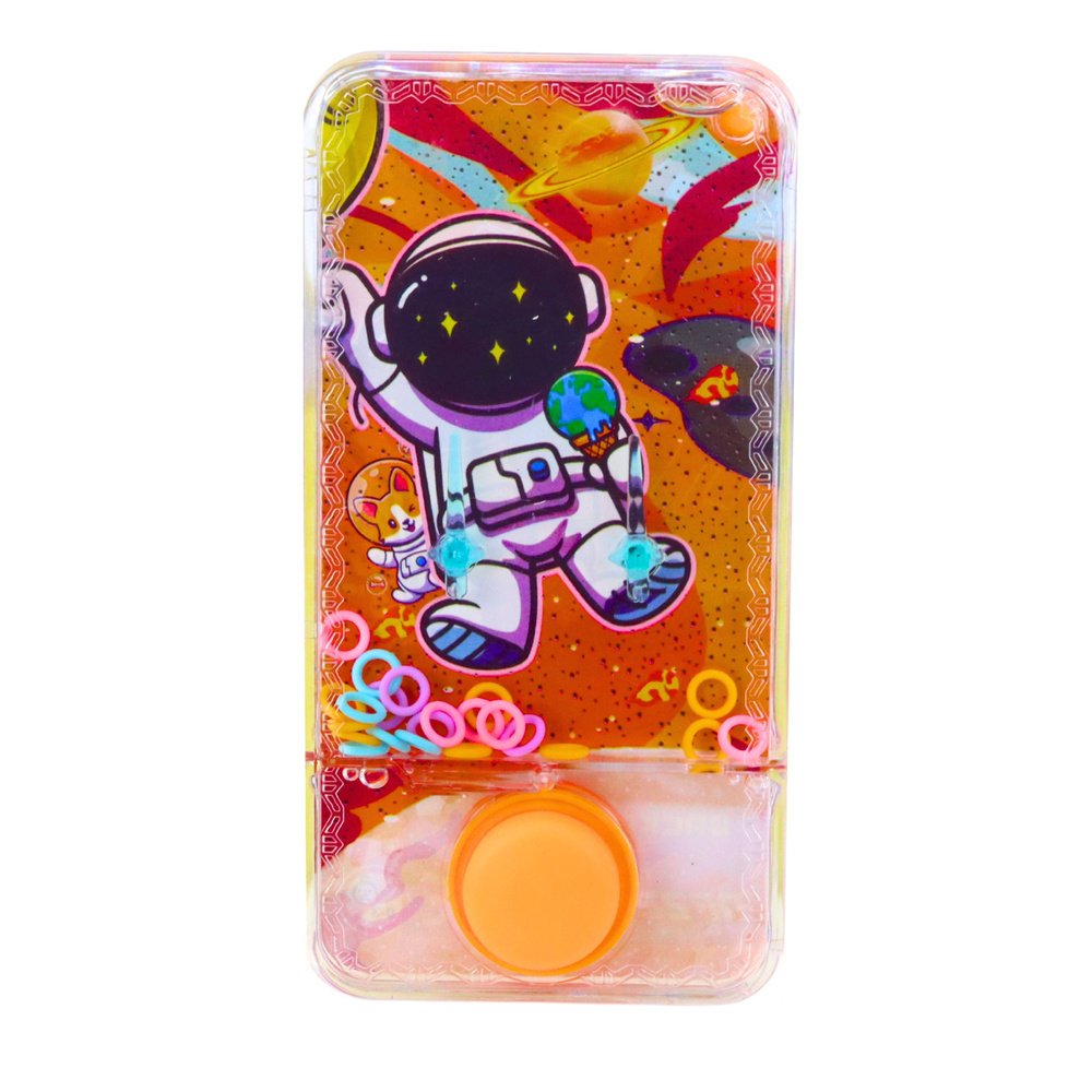 Kosmická vodní hra dovedností LEAN Toys Kosmonaut Kroužky Mix — V provozu