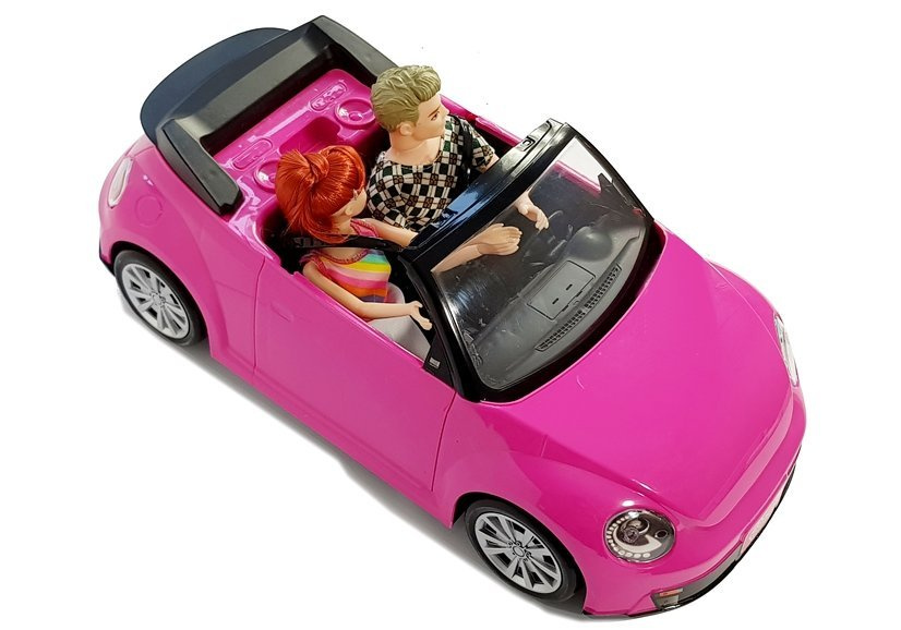Panenka LEAN Toys Sportovní Auto Coupe se Světly a Zvuky 43 cm — V provozu