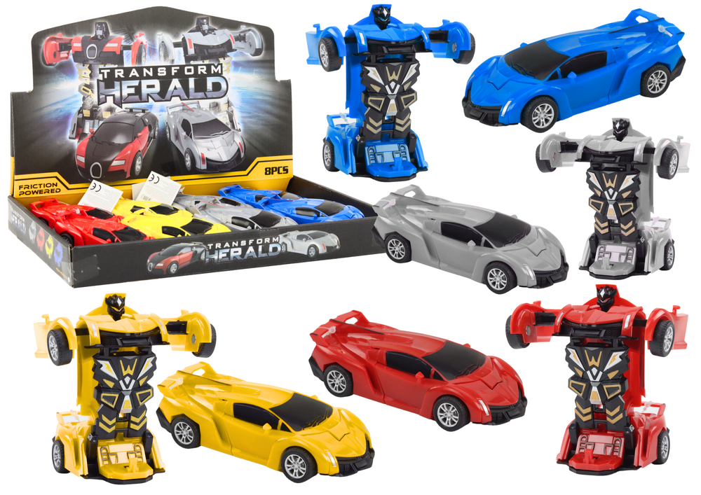 Robotické auto 2 v 1 – športový transformátor s pohonom