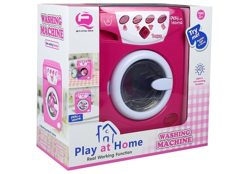 Pračka LEAN Toys s efekty světla a zvuku, pro děti od 3 let — Detail