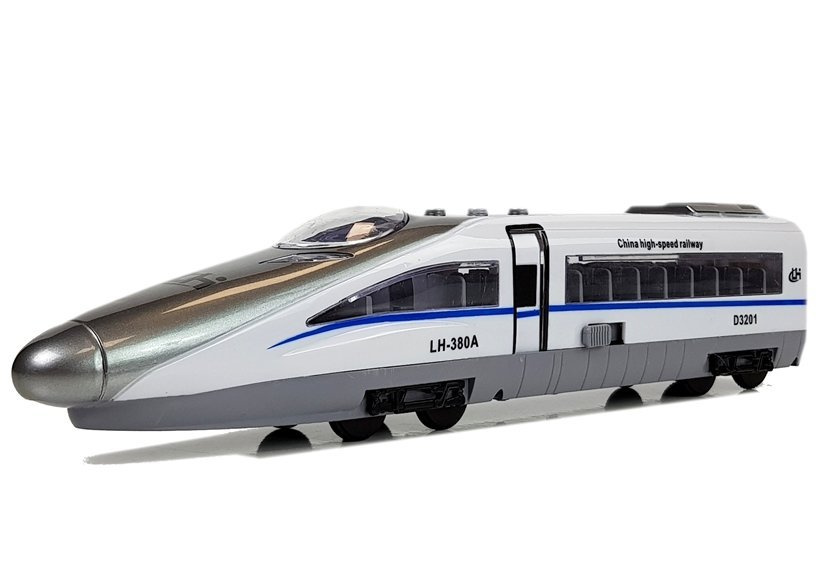 Vlak LEAN Toys s natahováním, zvukem a světlem, od 3 let — Detail