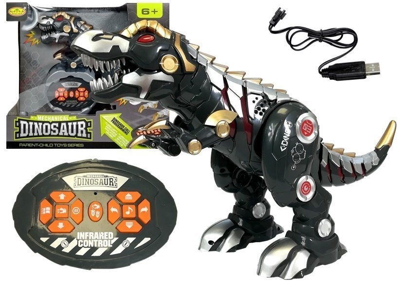 Dinozaur R/C LEAN Toys 35 cm s pilotem a USB nabíječkou — Celkový pohled