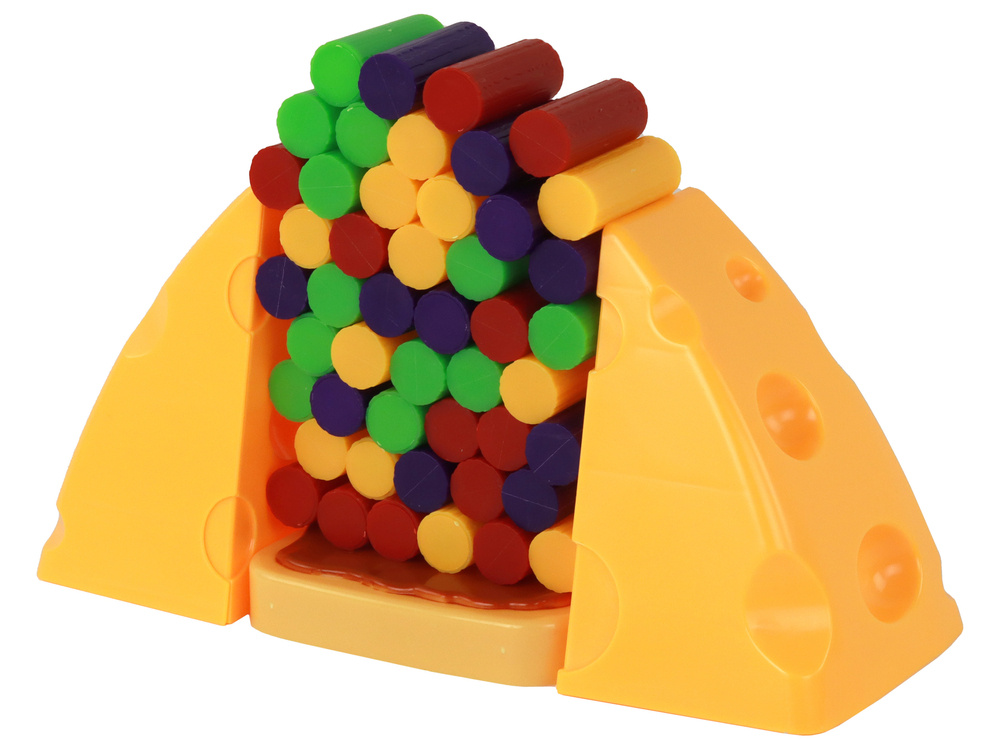 Hra zručnosti Sýrová věž LEAN Toys — Detail hry