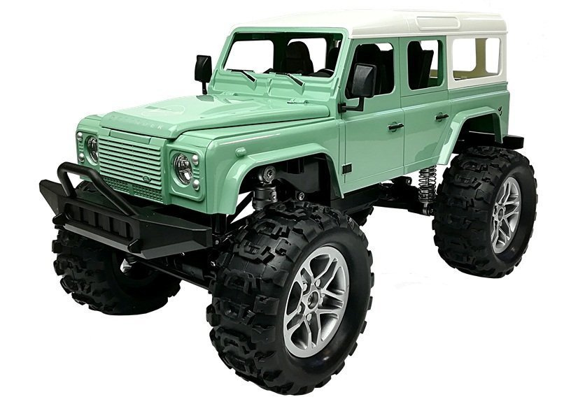 Dálkově ovládané auto Land Rover Defender D110 zelené 1:14 2,4 GHz — Detail