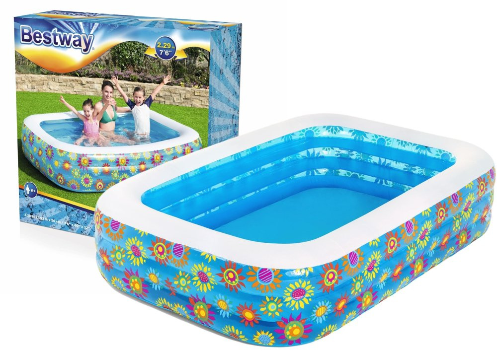 Nafukovací bazén Květiny 229 x 152 x 56 cm Bestway 54120