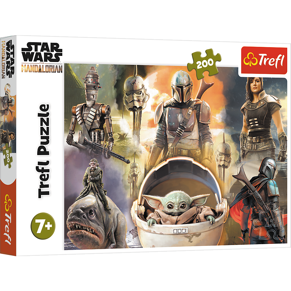 Puzzle 200 - Připraveni k boji Star Wars LEAN Toys — Celkový pohled