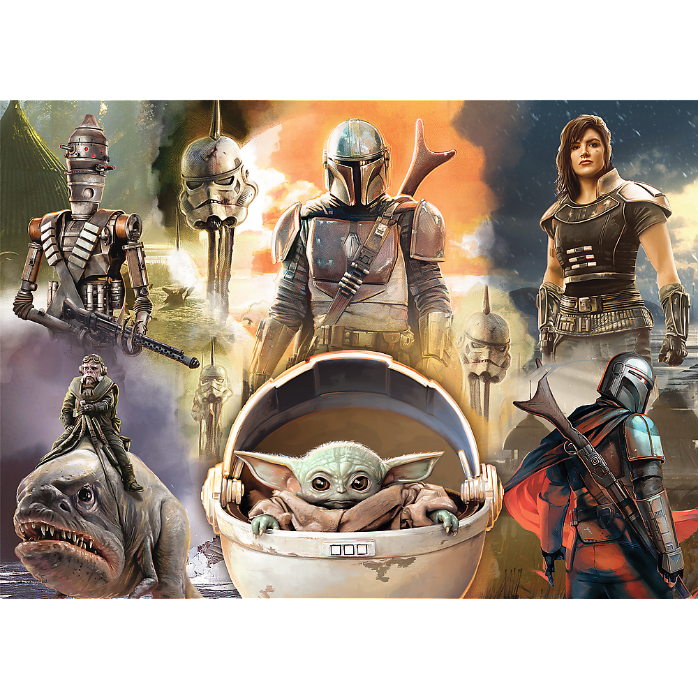 Puzzle 200 - Připraveni k boji Star Wars LEAN Toys — Detail