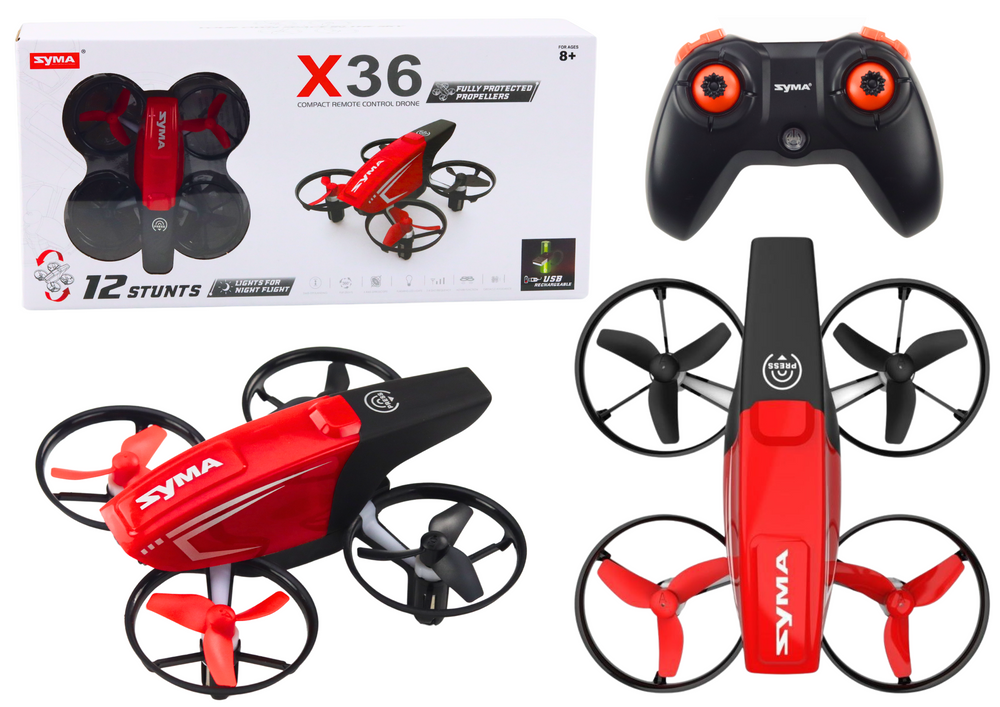 RC Dron na Dálkové Ovládání X36 SYMA Červený
