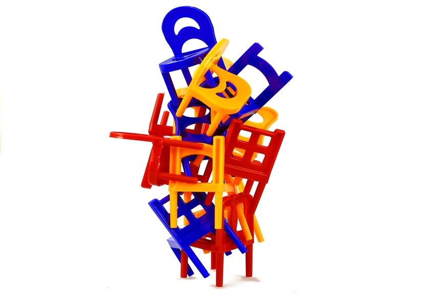 LEAN Toys Hra s padajícími křesly pro dívky od 3 let — Detail
