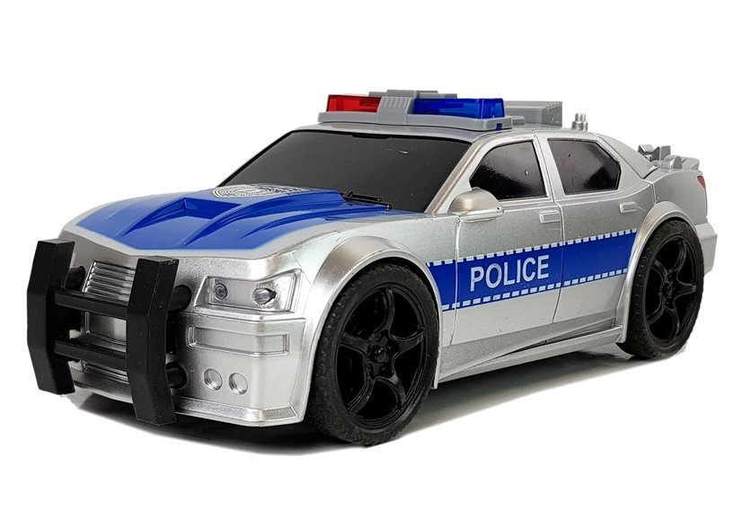 Policejní auto LEAN Toys se světelnými a zvukovými efekty, 25 cm, pro děti od 3 let — Detail