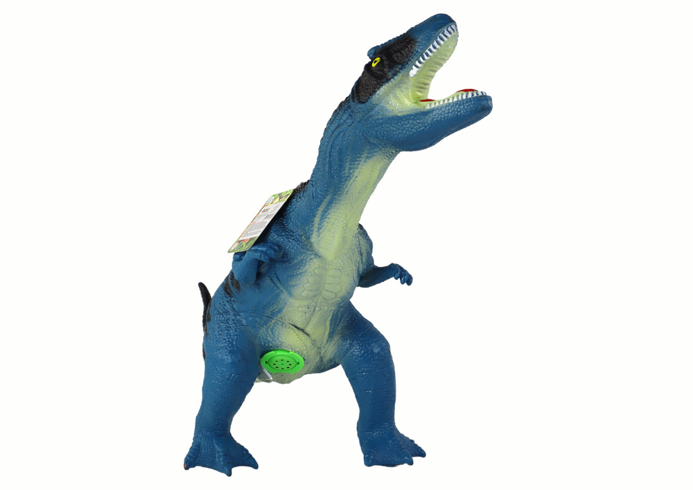 Velká Figurína Dinosaurus Tyrannosaurus Zvuk 41 cm Modrá nebo Oranžová — V provozu