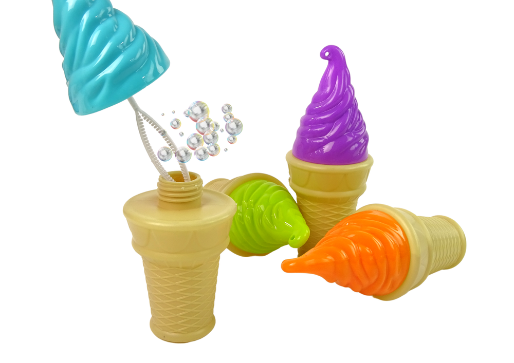 Bublifuk LEAN Toys ve tvaru zmrzliny, 4 barvy, 80 ml — Detail