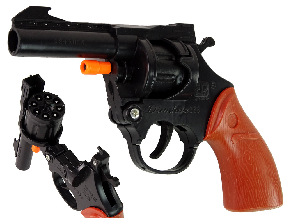 Revolver na kapslíky Hlukový Černý
