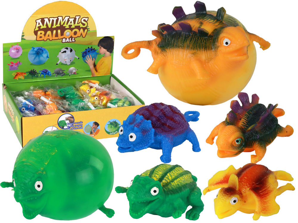 Figurky Dinosauři Nafukovací Balónky Náustek