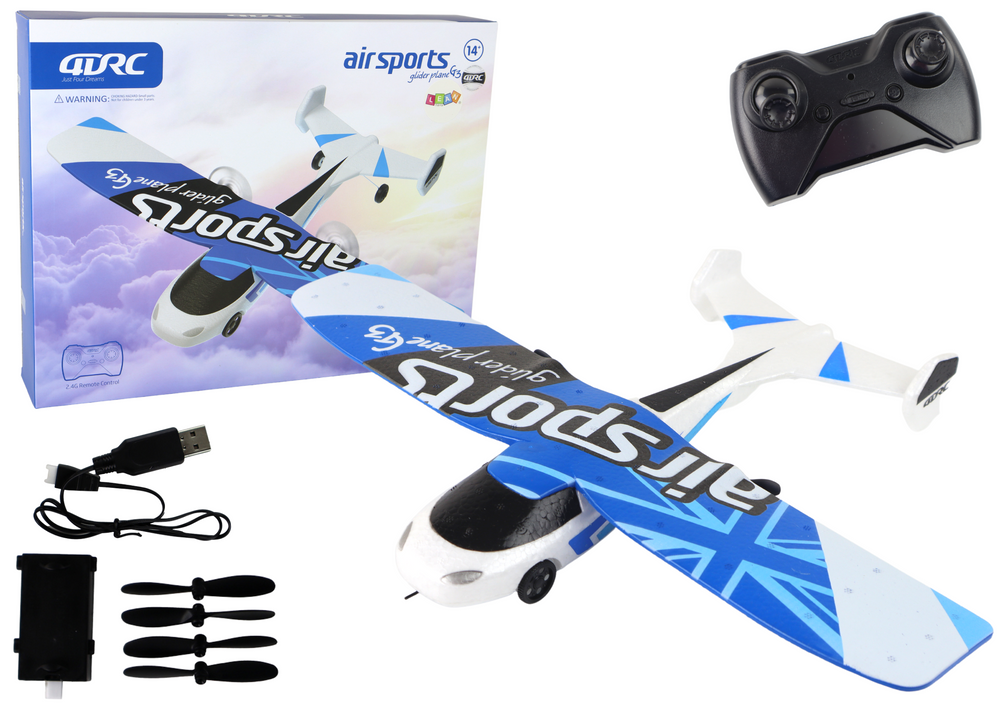 R/C Letadlo 4D-G3 Světla Bílá Modrá