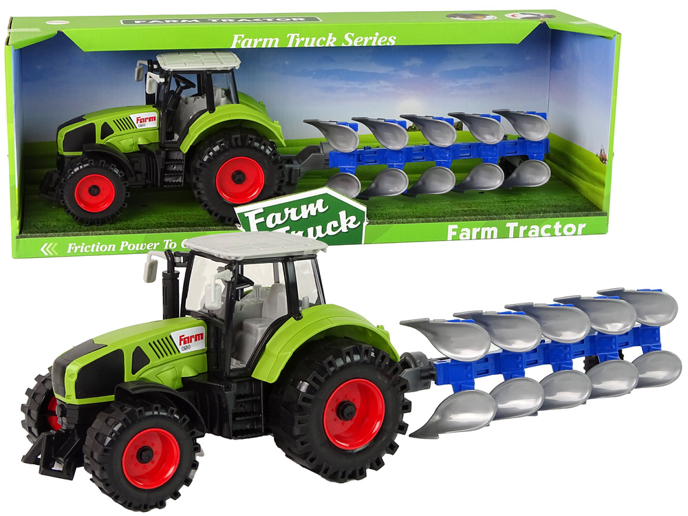 Traktor s Pluhem s Třecím Pohonem