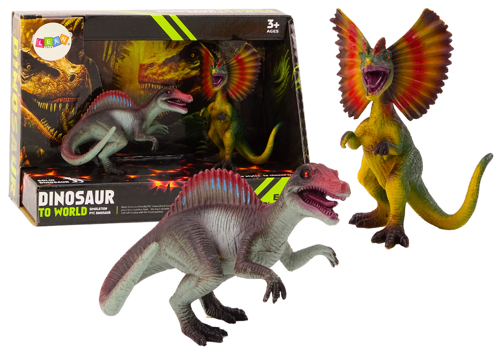 Sada realistických figurek dinosauři Spinosaurus a Dilophosaurus 2ks