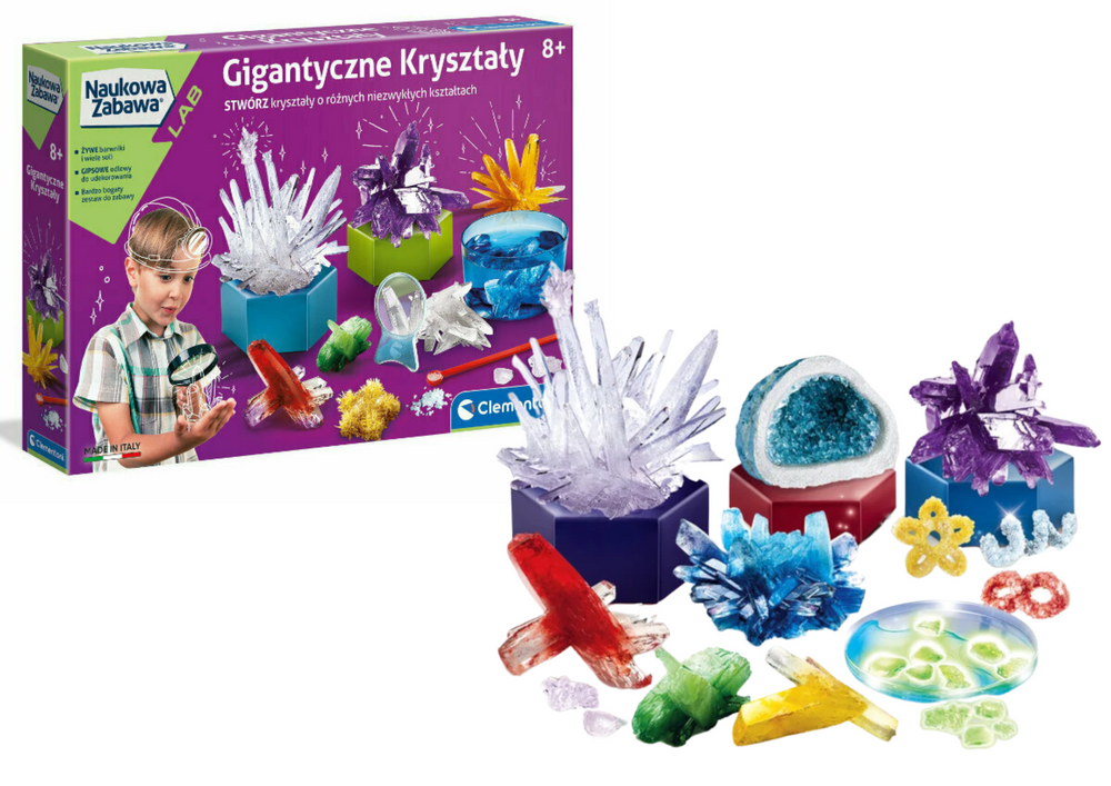Vědecká Zábava Obří Krystaly Clementoni 50106