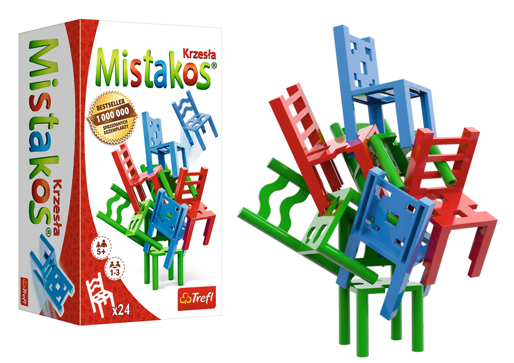Mistakos: Bitka o stoličky – Logická hra Trefl 02075