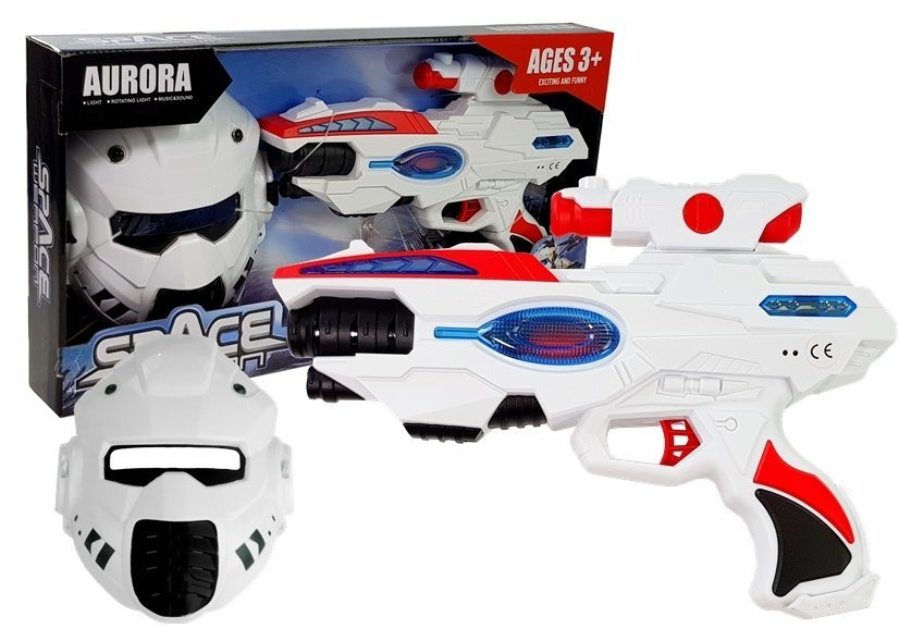 Pistolet s maskou LEAN Toys pro děti od 3 let — Celkový pohled