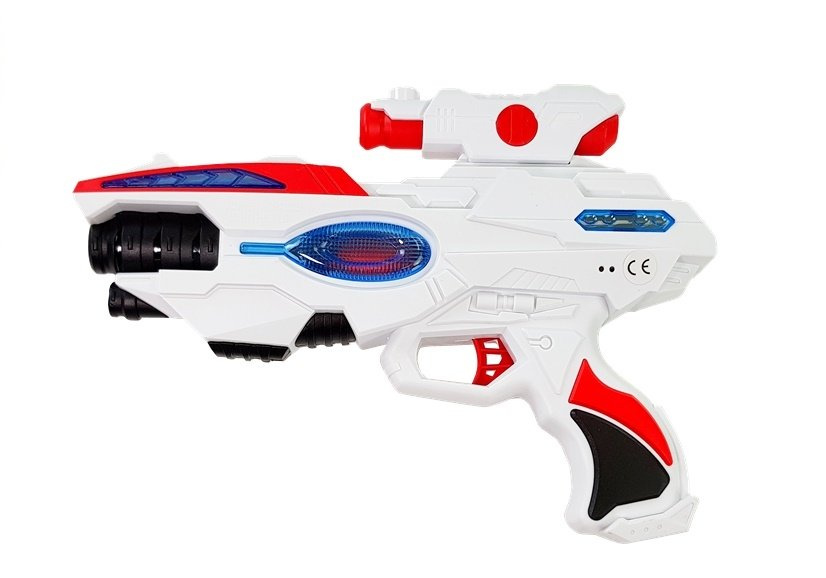 Pistolet s maskou LEAN Toys pro děti od 3 let — Detail